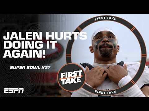 Are the Bills BETTER than the EAGLES? Stephen A. and Jeff Saturday STRONGLY disagree 😳 | First Take