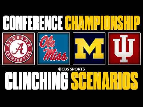 Conference Championship Clinching Scenarios: What happens if Ohio State and Alabama LOSE this week?