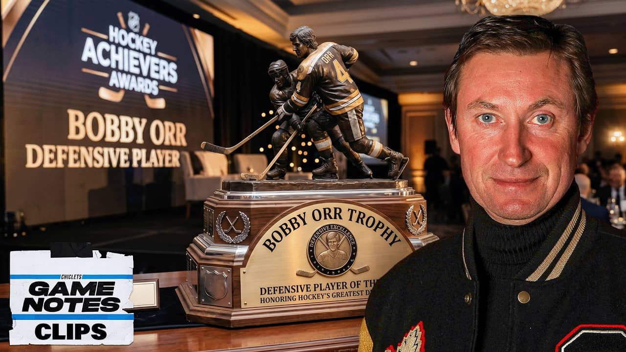 WAYNE GRETZKY SAYS THE NHL NEEDS A BOBBY ORR TROPHY 