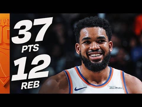 KAT Was UNSTOPPABLE With 37 PTS & 12 REBS vs Nets | November 24, 2025