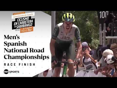 MEMORABLE WIN! 🤩 | Men's Spanish National Road Championships Final KM's | TNT Sports Cycling