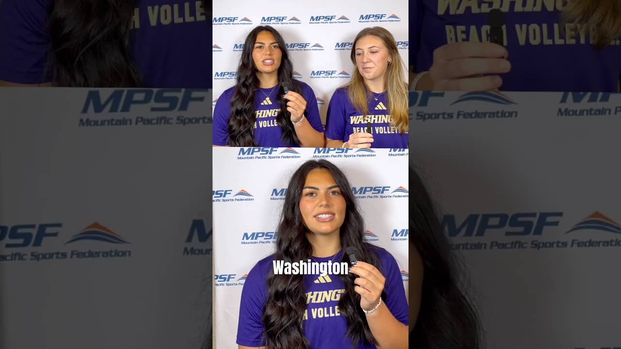 Washington Beach Volleyball rapid fire questions #huskynation #washington #ncaavolleyball #beachvb