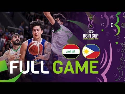 Group Phase | Iraq v Philippines | Full Basketball Game | FIBA Asia Cup 2025