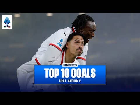 Serie A Top 10 Goals of Matchday 17 - 2024/25 | Marcus Thuram, Tijjani Reijnders | CBS Sports Golazo