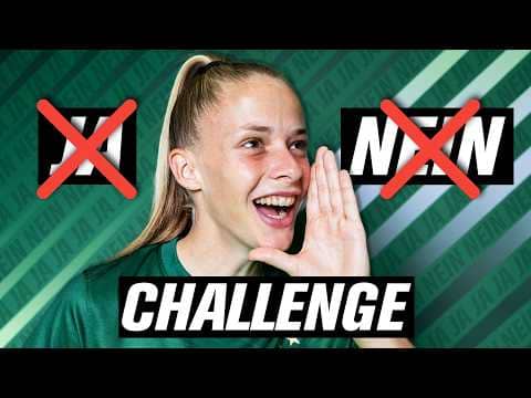 "Tore schießen ist dein Ding, oder?" 😅💭 | Vivi Endemann in der JA-NEIN-CHALLENGE 📺😂