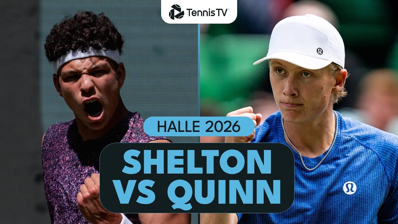 Ben Shelton & Ethan Quinn Thrilling Match Highlights 🔥 | Halle 2026 Highlights
