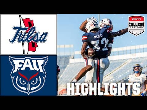Tulsa Golden Hurricanes vs. Florida Atlantic Owls | Full Game Highlights | ESPN College Football