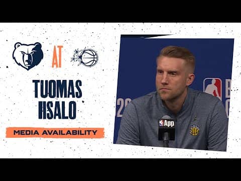 Tuomas Iisalo Press Conference | Grizzlies vs. Magic
