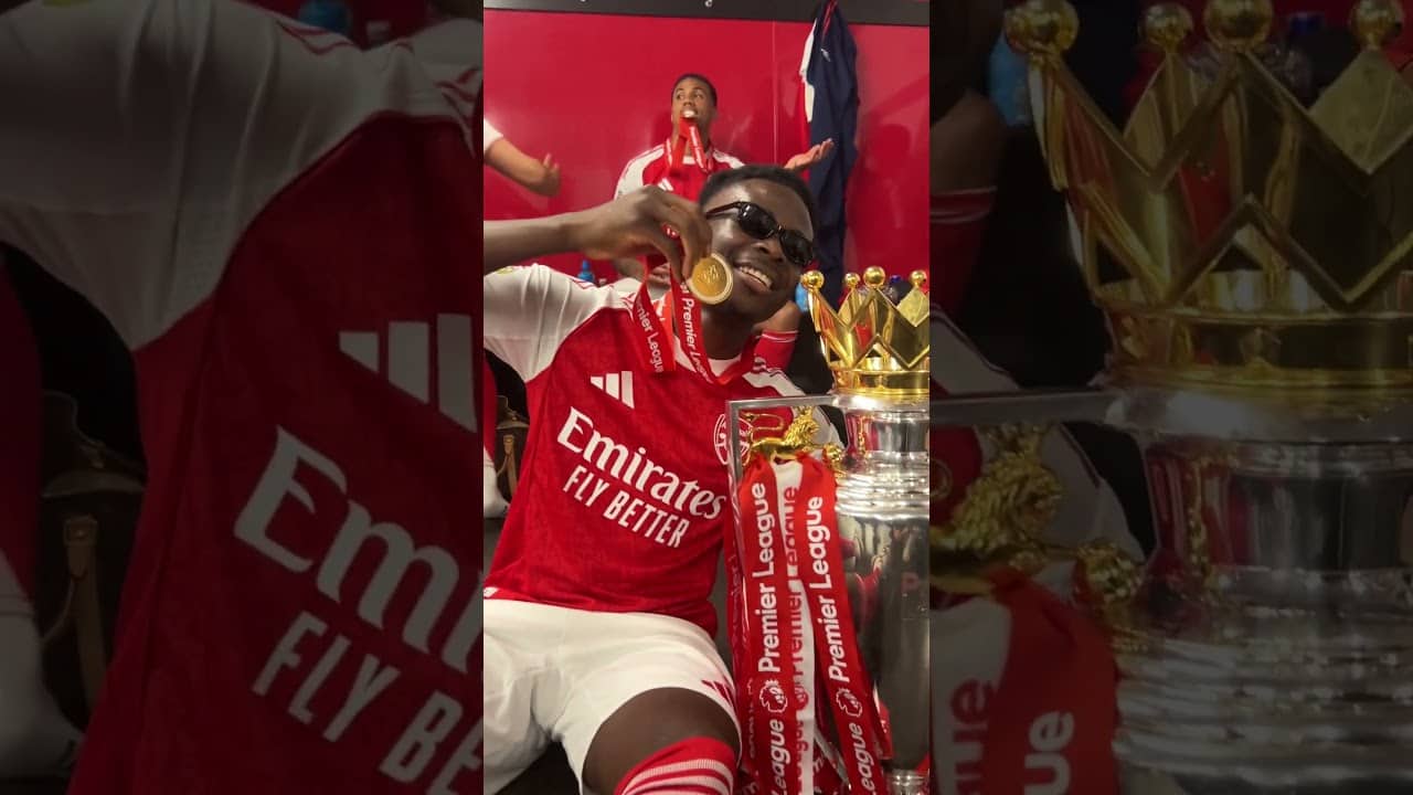 BUKAYO SAKA IS A PREMIER LEAGUE CHAMPION!