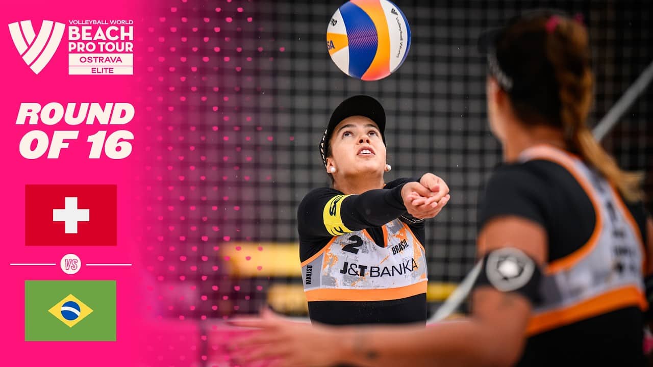 Anouk/Zoé  vs. Thamela/Victoria - Round of 16 Highlights | Ostrava 2026 #BeachProTour