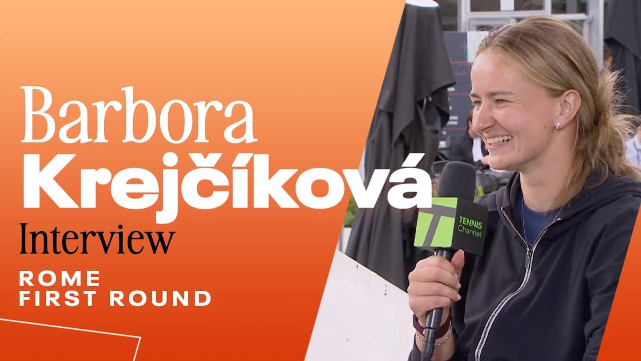 Barbora Krejicikova on facing Aryna Sabalenka in next match | 2026 Rome