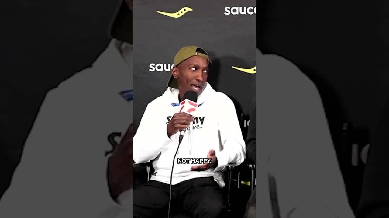 Sam Chelanga is not carrying the weight of pressure into Monday's Boston Marathon.