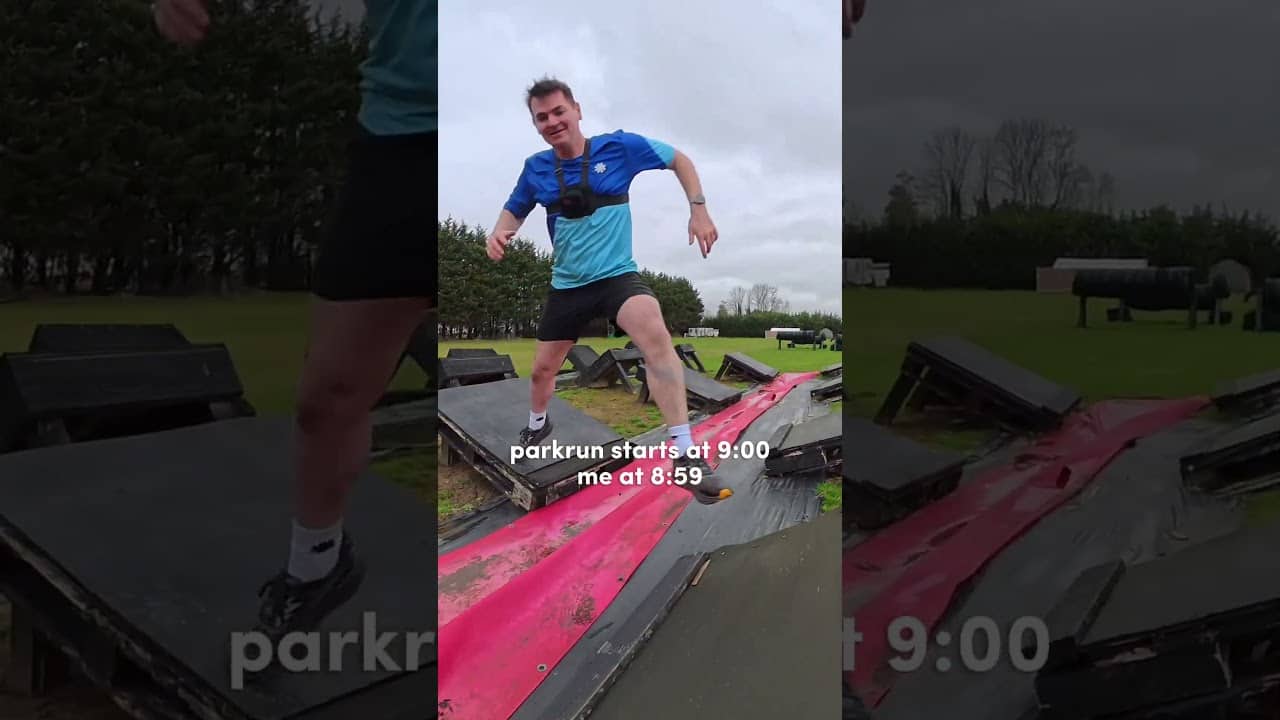 The weekly parkrun dash ⚡️