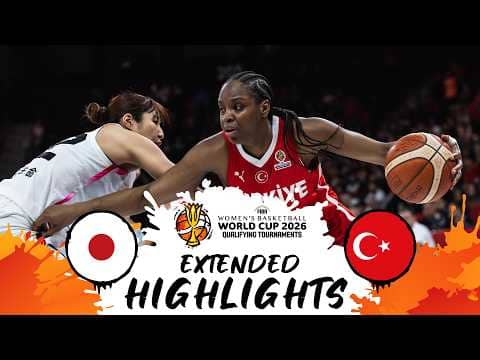 Japan 🇯🇵 v Türkiye 🇹🇷 | Extended Highlights | #FIBAWWC 2026 Qualifying Tournament