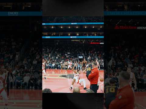 You can hear the shoes skidding on the court 🫨🫨 #zaccharierisacher #nba #hawks #anklebreakers