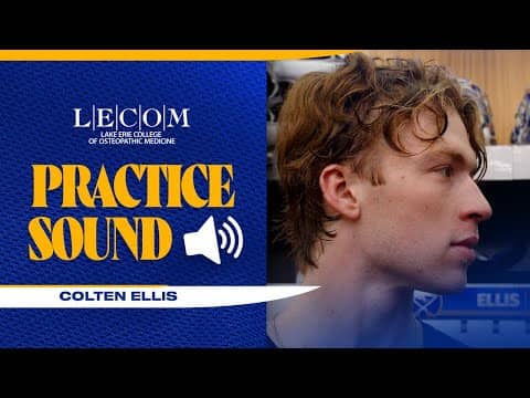 "I'm Feeling Good Today" | Colten Ellis After Returning To Practice | Buffalo Sabres