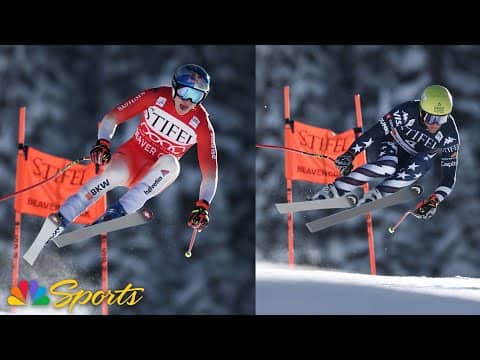 Odermatt reigns again, Cochran-Siegle earns silver at Birds of Prey men's downhill | NBC Sports