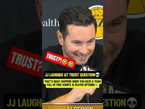 JJ could only LAUGH about TRUST💀