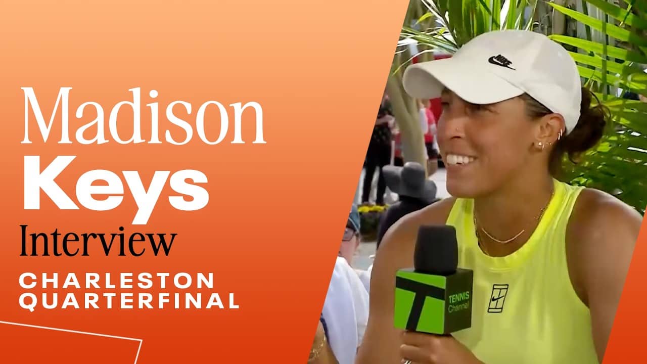 Madison Keys talks playing without coach this week | 2026 Charleston