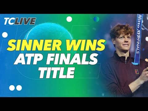 Sinner defeats Alcaraz to Win 2025 ATP Finals Title 🏆 REACTION | TC Live