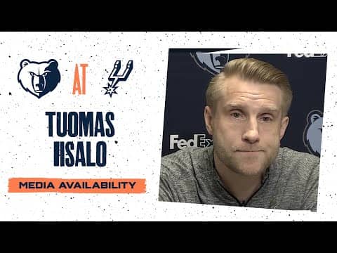 Tuomas Iisalo Press Conference | Grizzlies vs. Spurs