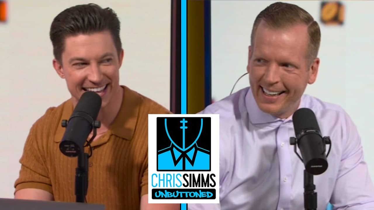 Chris Simms and Connor Rogers play NFL jersey math with QBs | Chris Simms Unbuttoned | NFL on NBC