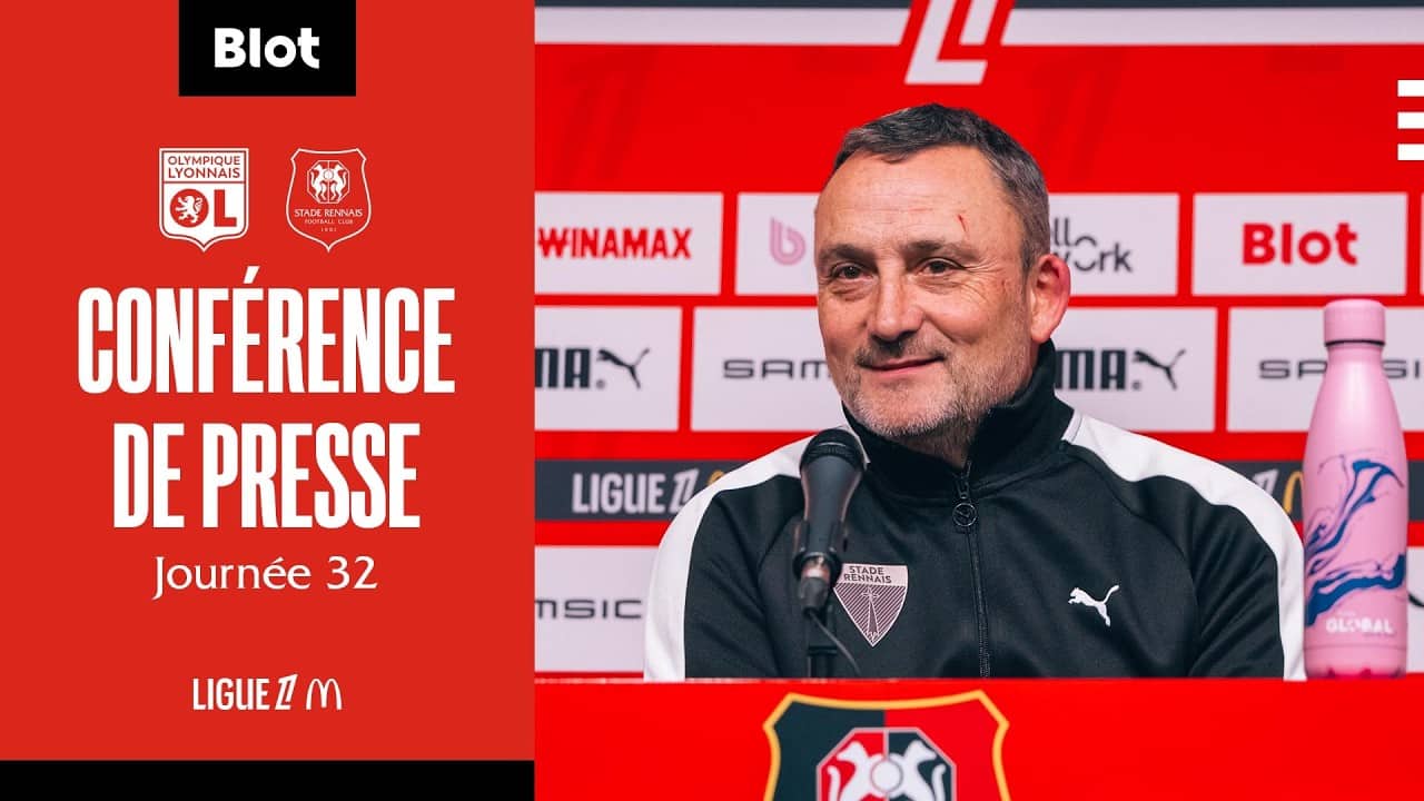J32 | Conférence de presse avant Lyon / Stade Rennais F.C. avec F.Haise et Q.Merlin