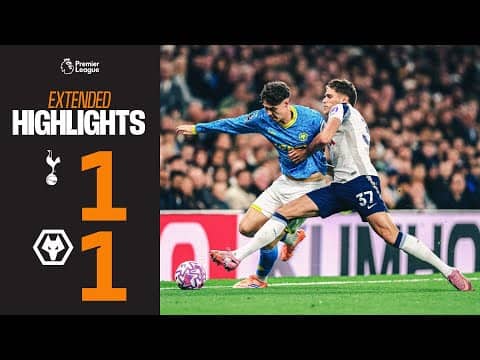 Last minute heartbreak | Tottenham Hotspur 1-1 Wolves | Extended Highlights