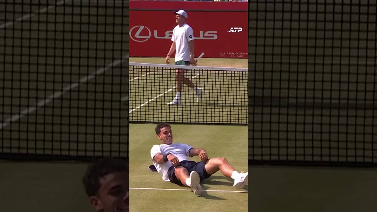The Moment Francisco Cerundolo Won The Queen's Title 🏆