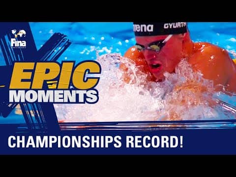 Daniel Gyurta wins back to back Gold in Rome 2009 and Barcelona 2013 | FINA World Championships