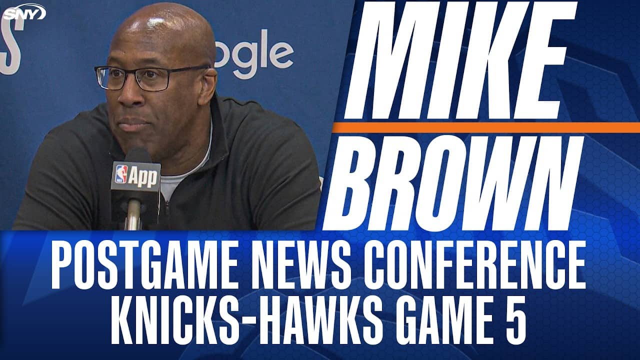 Mike Brown on using Karl-Anthony Towns and Mitchell Robinson together in Knicks Game 5 win