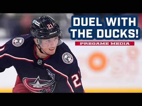 DUEL WITH THE DUCKS! 🦆 Isac Lundeström and HC Dean Evason  Break Down the Matchup | Pregame Media