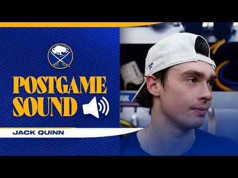 "Just Want To Keep Building" | Jack Quinn After Back-To-Back Wins | Buffalo Sabres