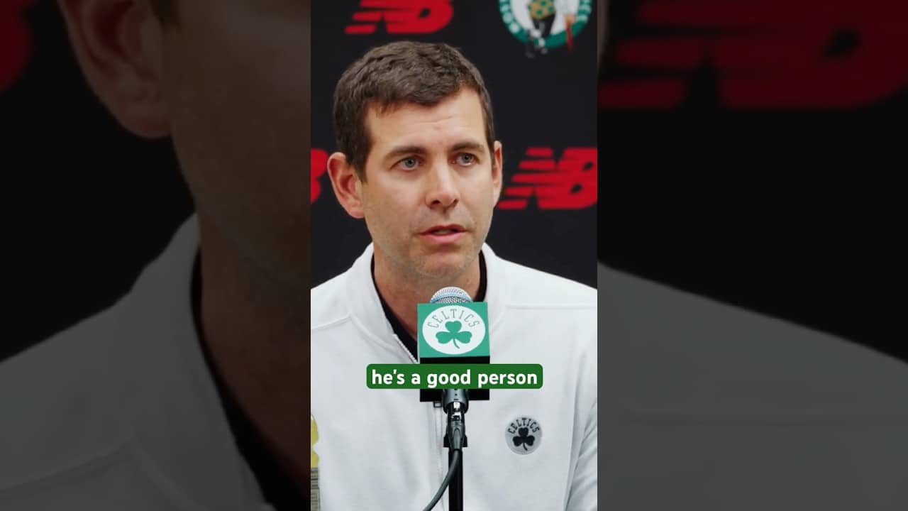 Brad Stevens on “excellent athlete” Chris Cenac Jr. #celtics #nba #shorts