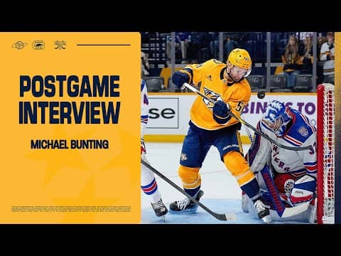 Michael Bunting: Postgame Interview - Dec. 21st