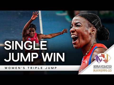 Women's triple jump final | World Indoor Championships Nanjing 2025
