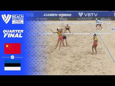 Yan X./X. Y. Xia vs. Remmelg/Hollas, H. - Quarter Final Highlights | Xiamen 2026 #BeachProTour