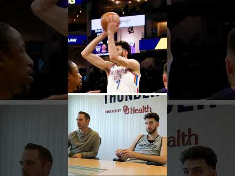 Go inside the film room with Chet on the latest episode of The Path with Royce Young 🎥#okcthunder