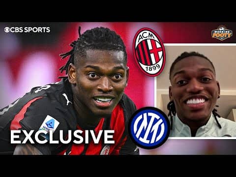 Rafa Leão talks Inter vs. AC Milan in Italian Serie A! | Milan Derby MATCH PREVIEW | Morning Footy