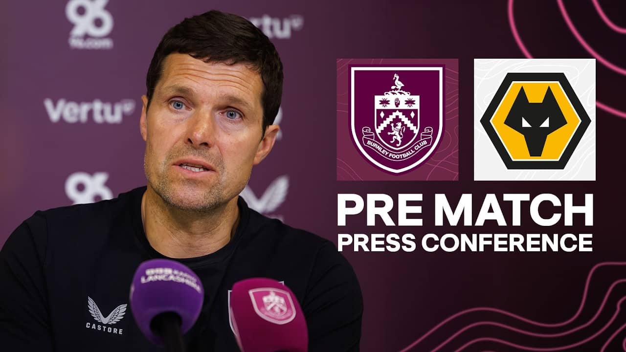 Jackson On Final Game Against Wolves | PRESS | Burnley v Wolves