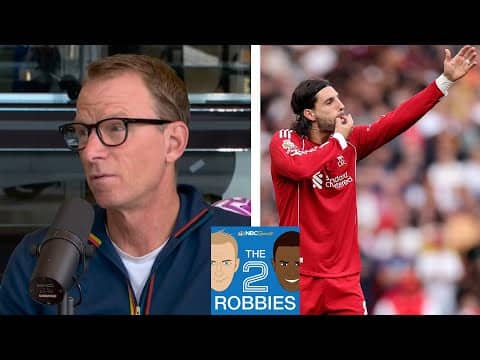 Analyzing's Szoboszlai's worldie free kick in Liverpool's win | The 2 Robbies Podcast | NBC Sports