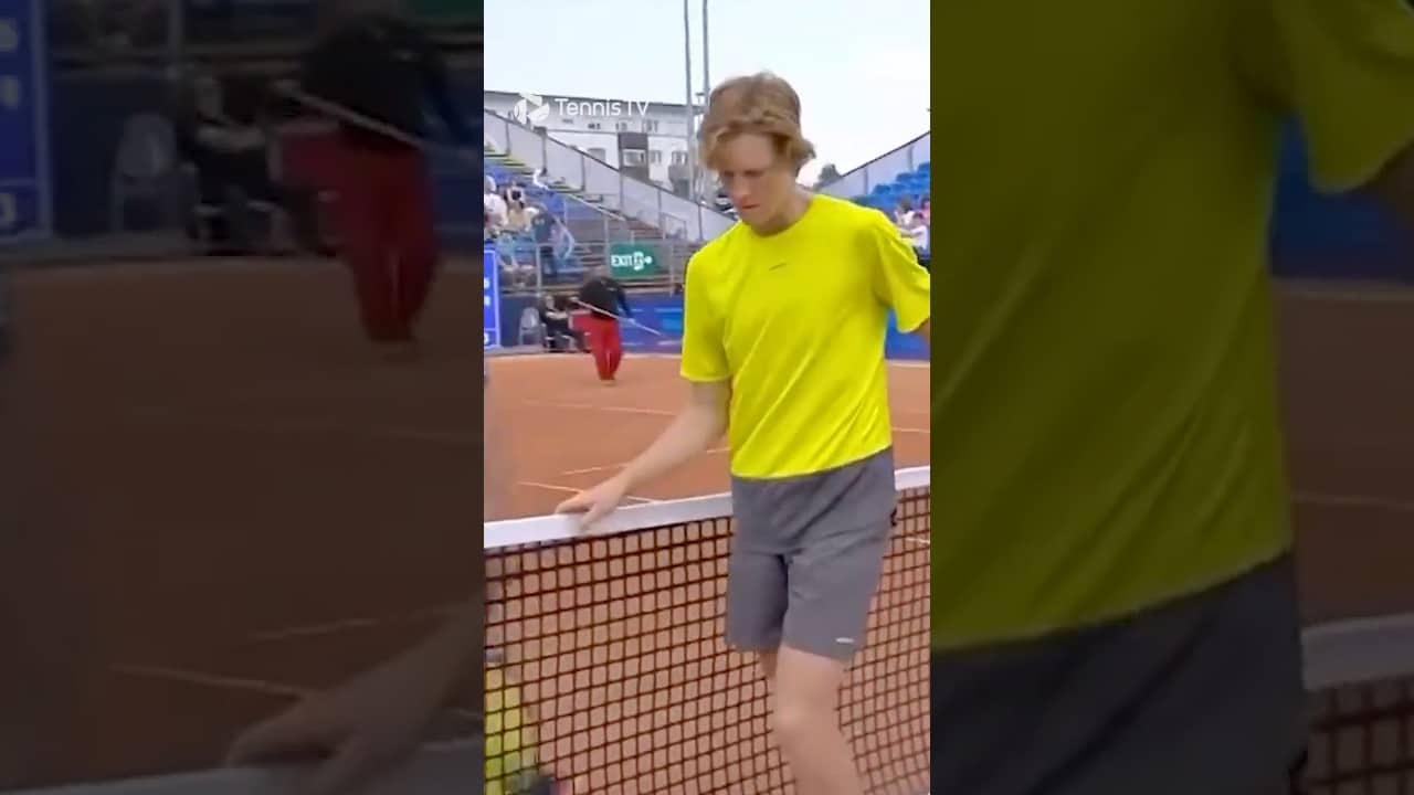 Jannik Sinner's First-Ever ATP Tour Match Win 👏