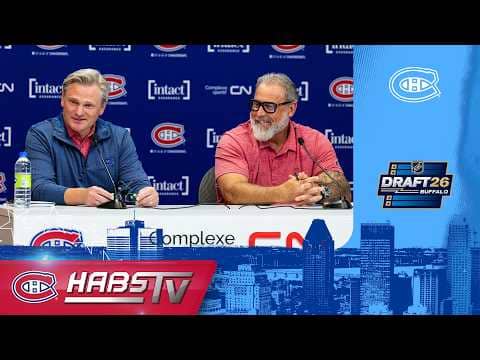 Martin Lapointe and Nick Bobrov on the 2026 NHL Draft | LIVE PRESS CONFERENCE