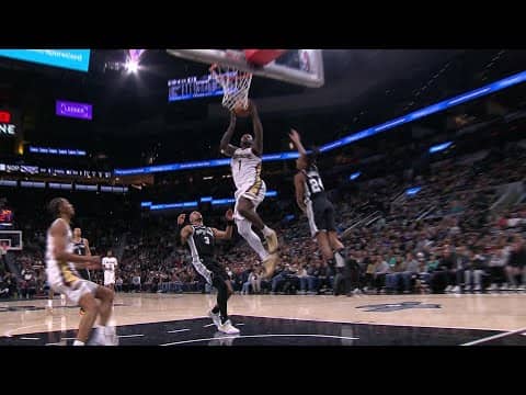 Yves Missi Block to Zion Williamson Dunk vs. Spurs