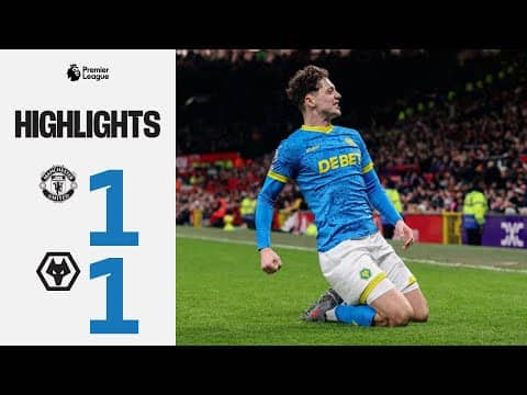 Krejci earns a point! | Manchester United 1-1 Wolves | Highlights