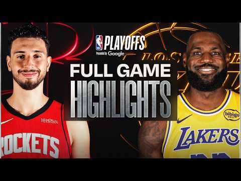 #5 ROCKETS at #4 LAKERS | FULL GAME 1 HIGHLIGHTS | April 18, 2026