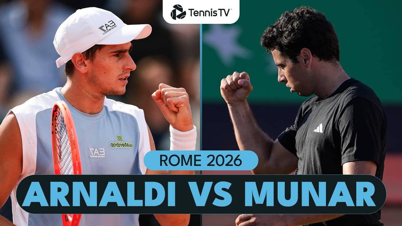 Matteo Arnaldi vs Jaume Munar Back and Forth Clash | Rome 2026 Highlights