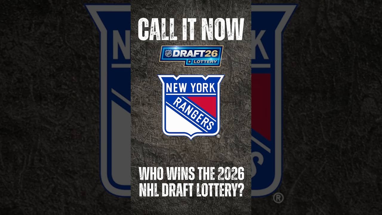 Who will win the NHL Draft lottery tonight?! #nyr #nyrangers #newyorkrangers #shorts