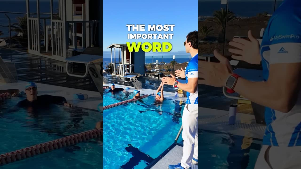 Do you know the most important word in swimming? 🤫