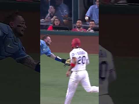 Web gem from behind the dish 😮‍💨